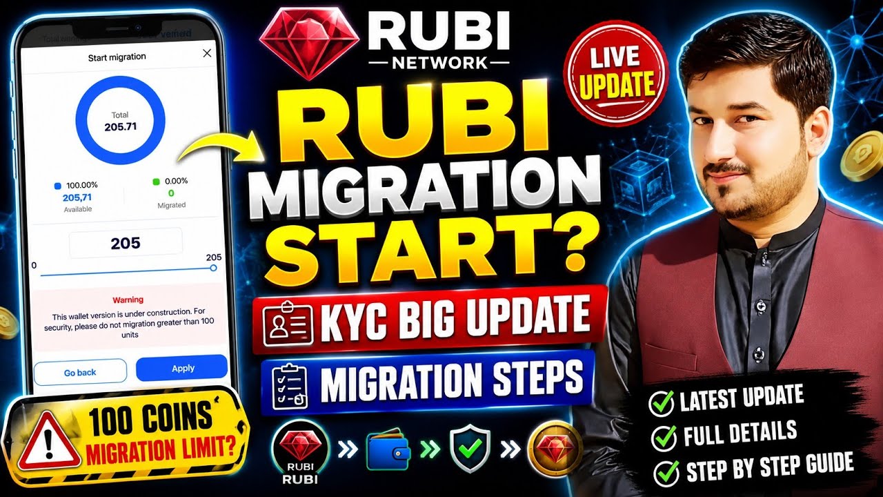 Rubi Network Migration Method 2026 | Rubi KYC Big Update | Rubi Network Latest News Today