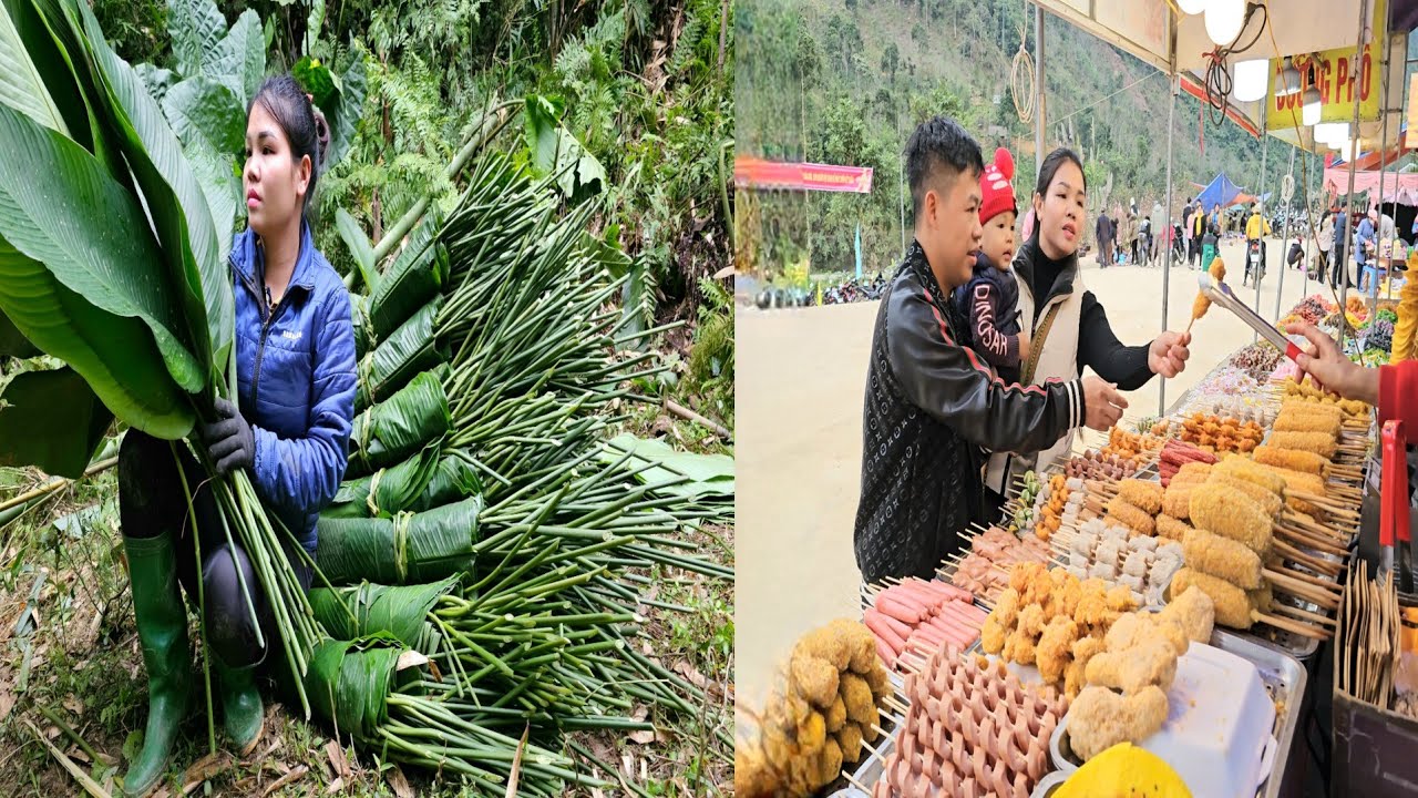 Harvest dong leaves goes to the sell & play at year-end festivals | Hà Tòn Chài
