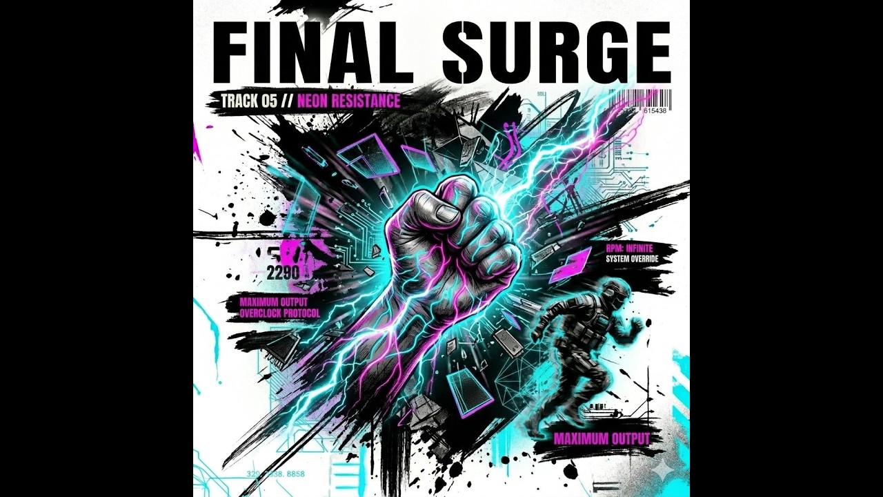 NEON RESISTANCE MIX - Track 5 - Final Surge - High-Energy Industrial Techno / Power Noise