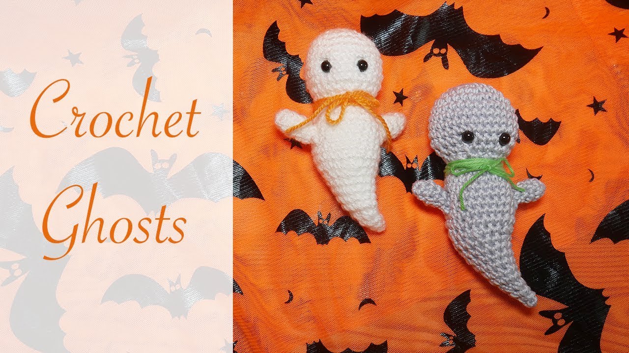 Crochet: Amigurumi Ghosts (Step by Step)