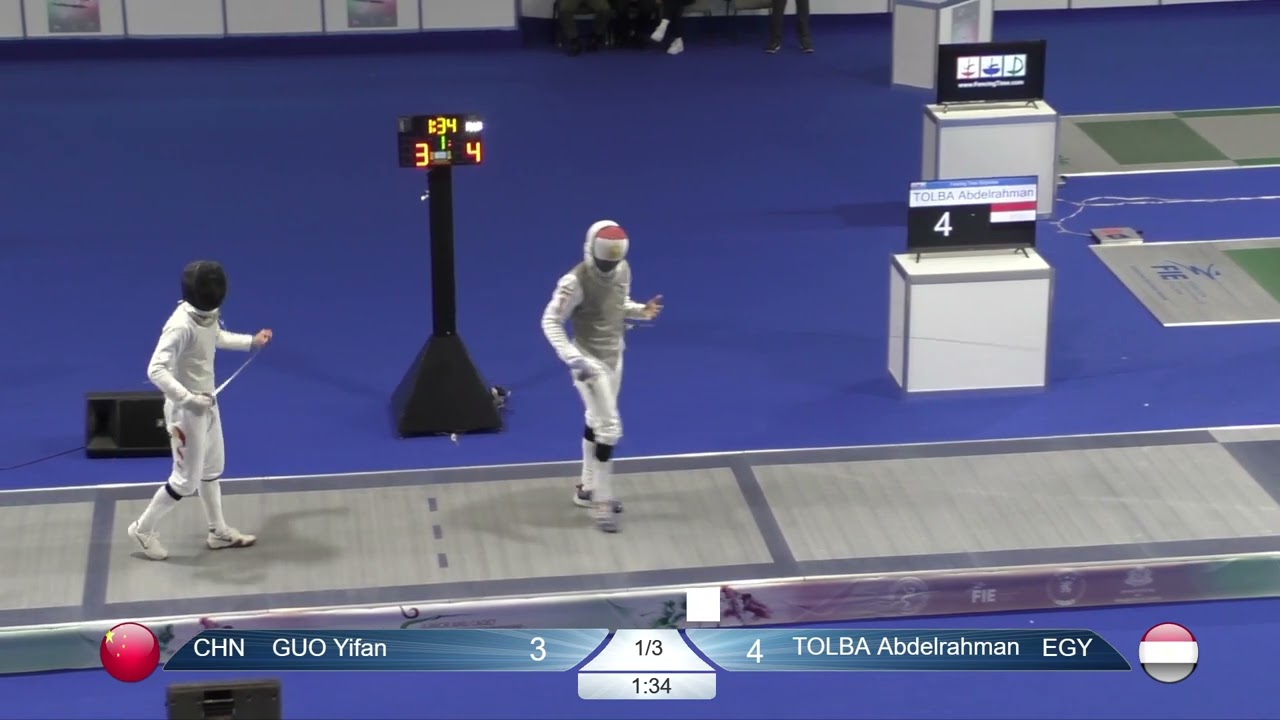 2023 Day05 T04 01 M F Individual Cadets Plovdiv BUL CHM PODIUM TOLBA EGY vs GUO CHN