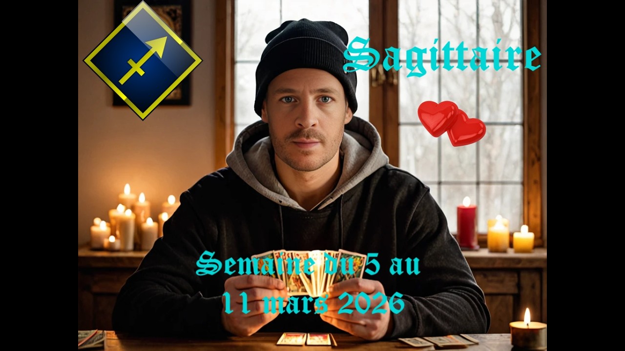❤️Sagittaire❤️ 5 au 11 mars 2026 - Vous serez très inspiré(e) pour un rapprochement avec lui/elle