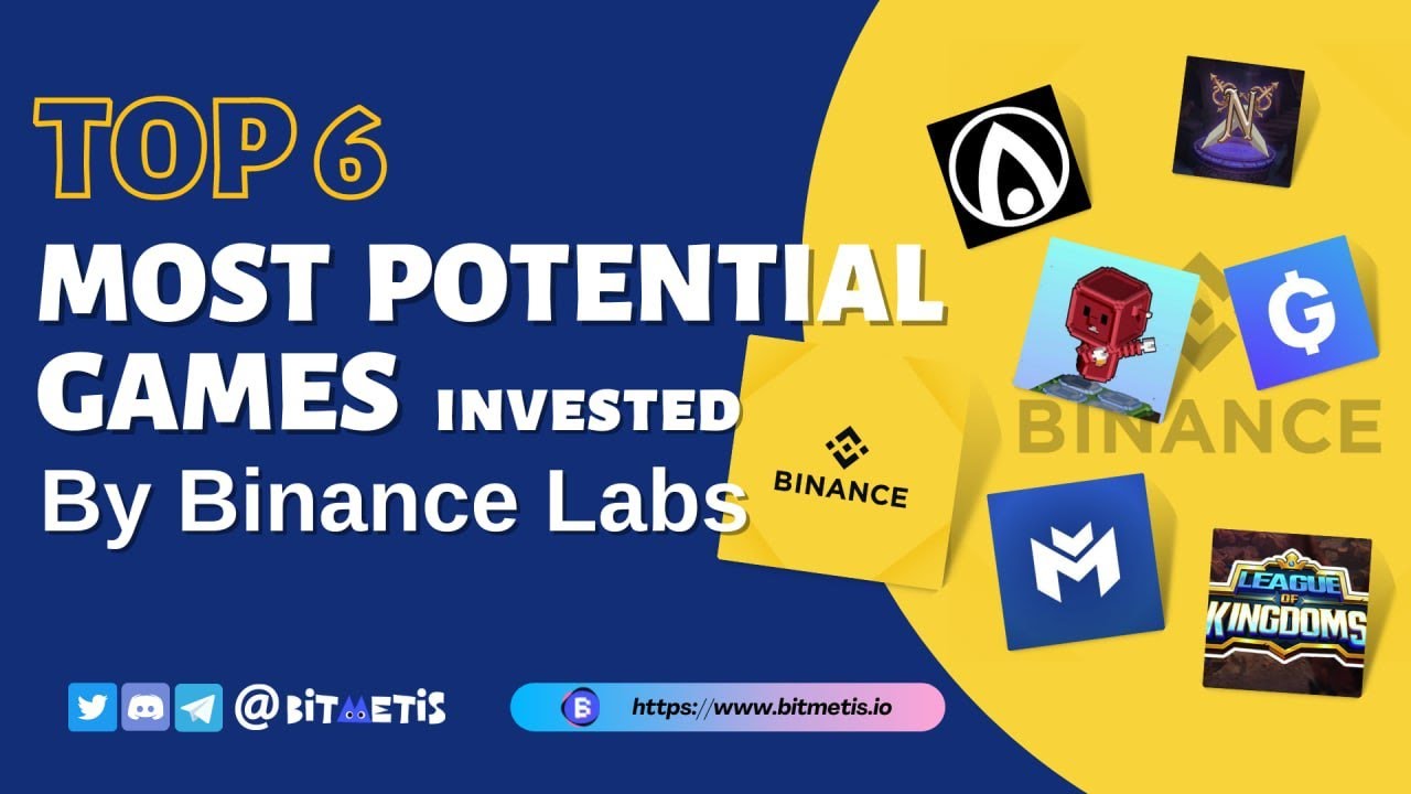 Top 6 most potential games invested by Binance labs|BitMetis Watchlist|Gamefi Research|Binance labs|