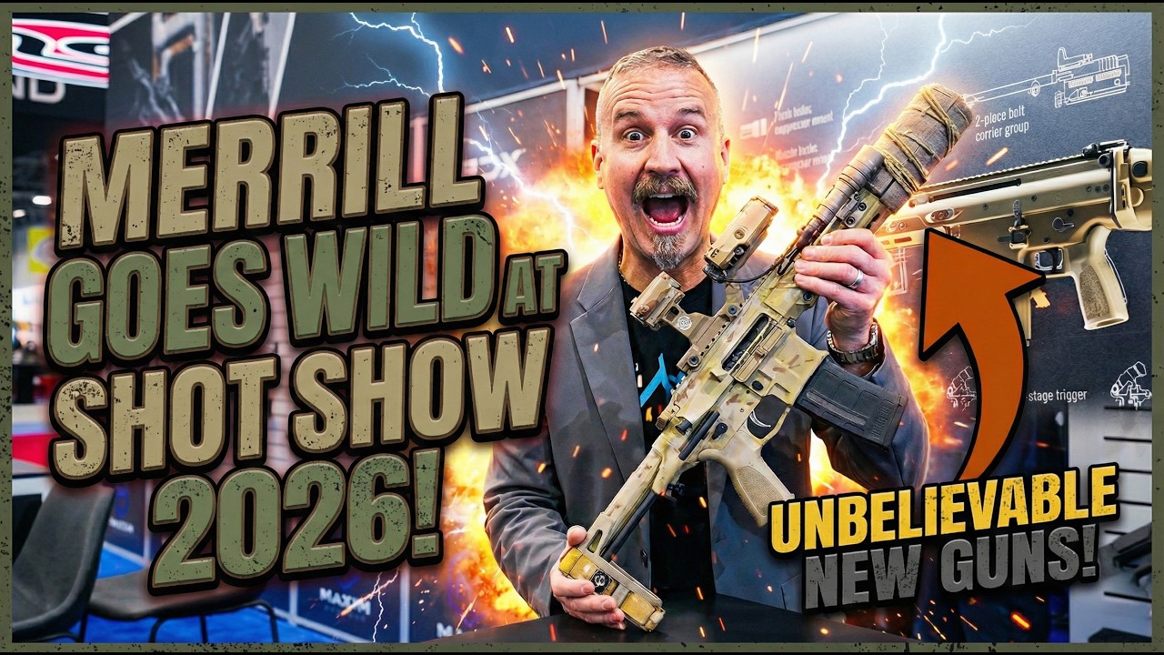 Дэйв Меррилл отрывается на выставке SHOT Show 2026 | SCAR возвращается, ПКМ снова в продаже, SAK2...