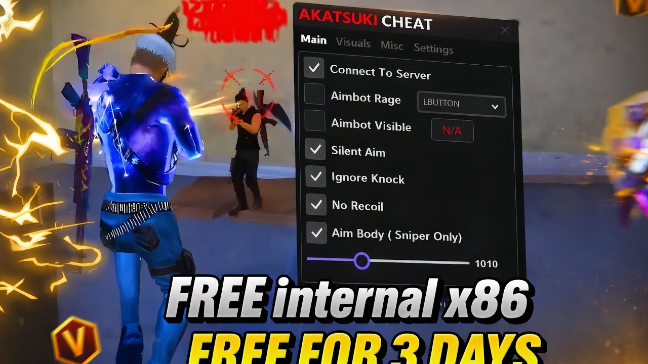 FREE PC PANEL MAIN ID FULL SAFE 💯 OB 52 UPDATED || #freefire #freefiremax #bypass @akatsukicheat1 
