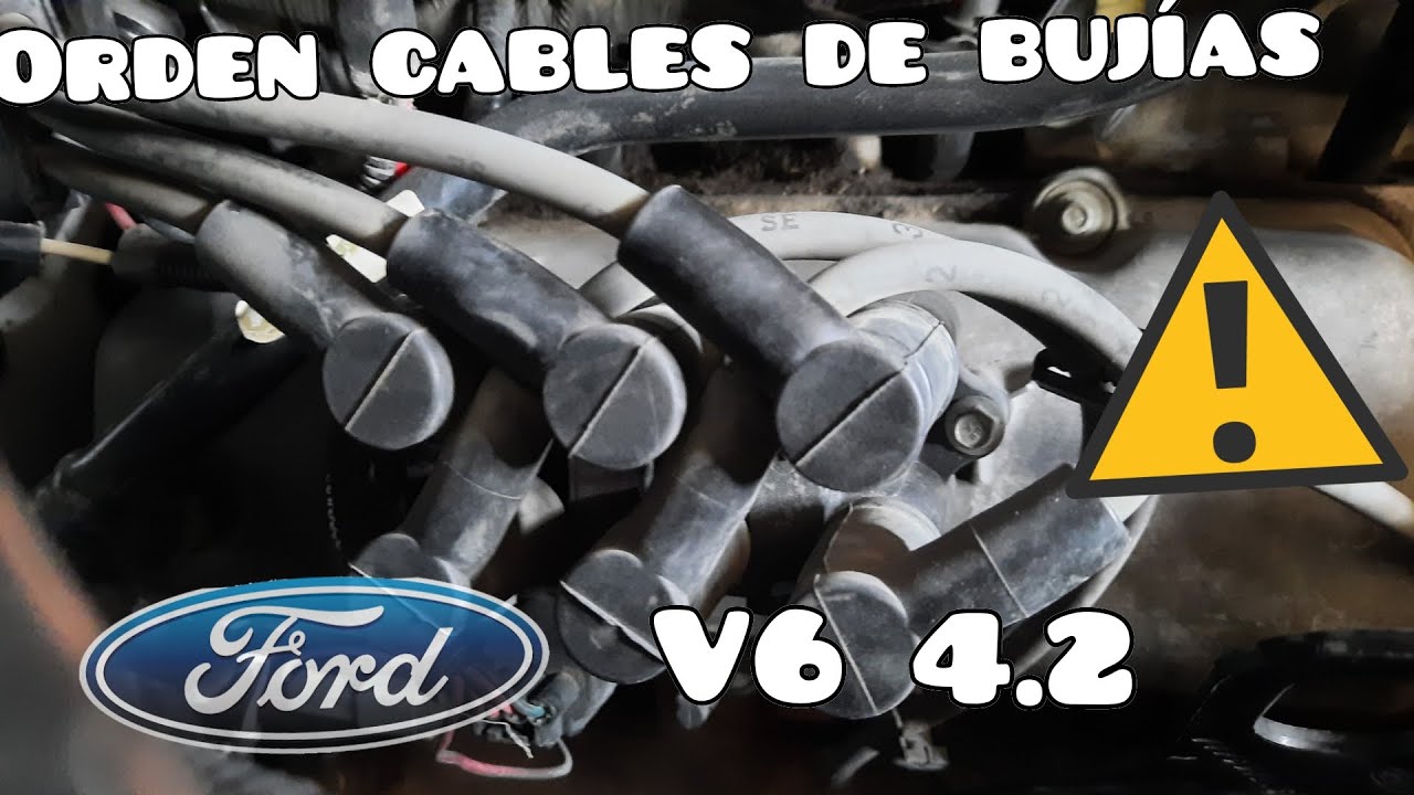 🏝🚘 Orden correcto de los cables de bujías del motor V6 4.2 de la Ford F-150 🚘🏝