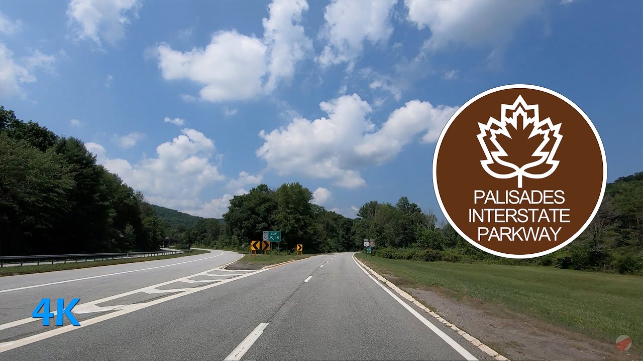 Palisades Interstate Parkway from G W Bridge NJ to Bear Mt and West Point NY