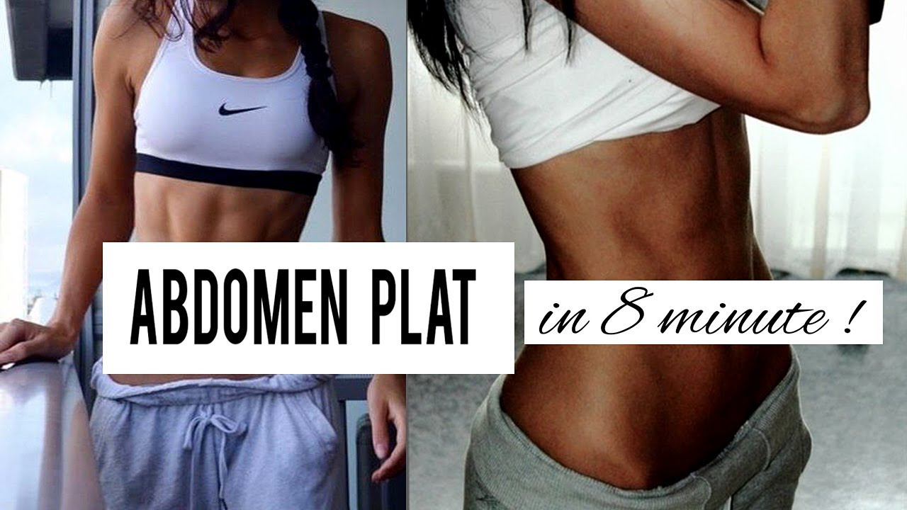 ABDOMEN PLAT IN 8 MINUTE / 8 MIN SIXPACK WORKOUT [HD]