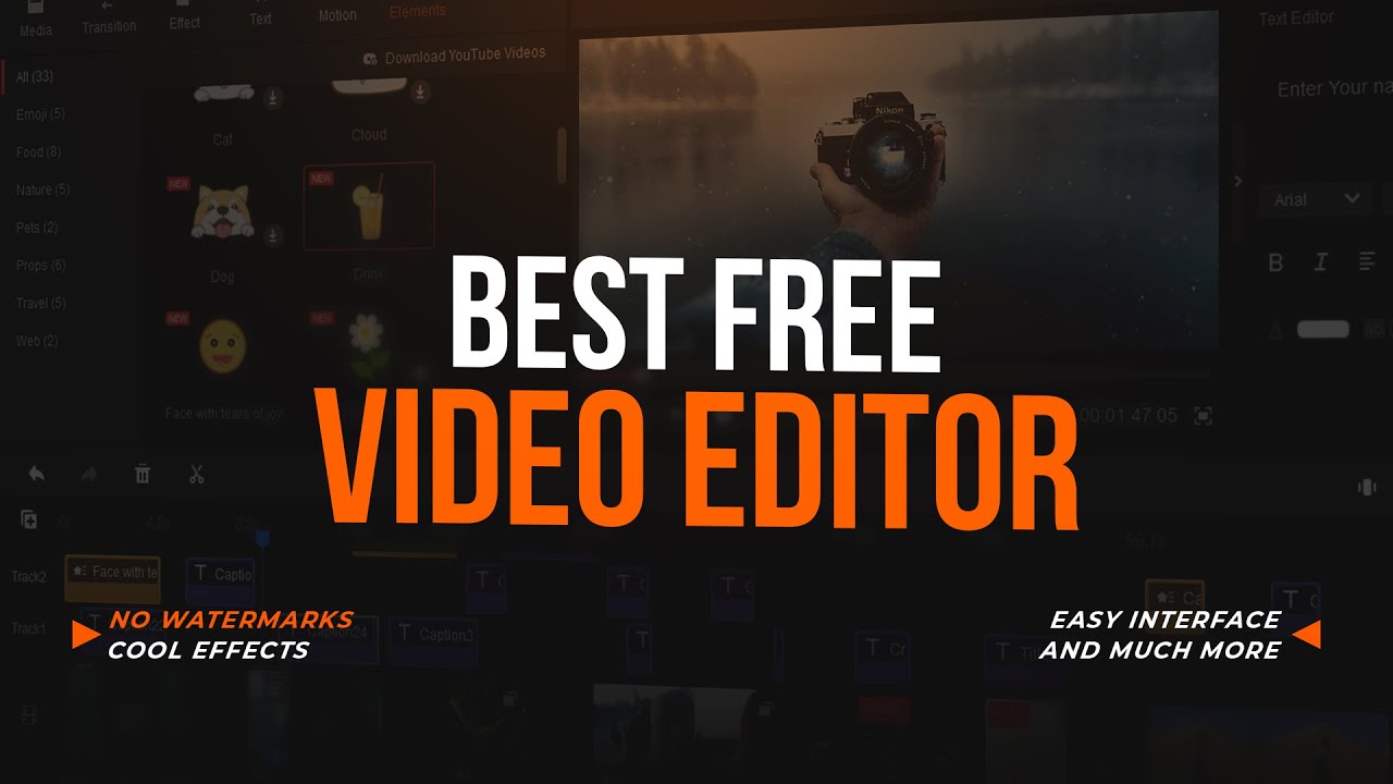 Best Free Video Editing Software For Pc/Laptop | No Watermarks