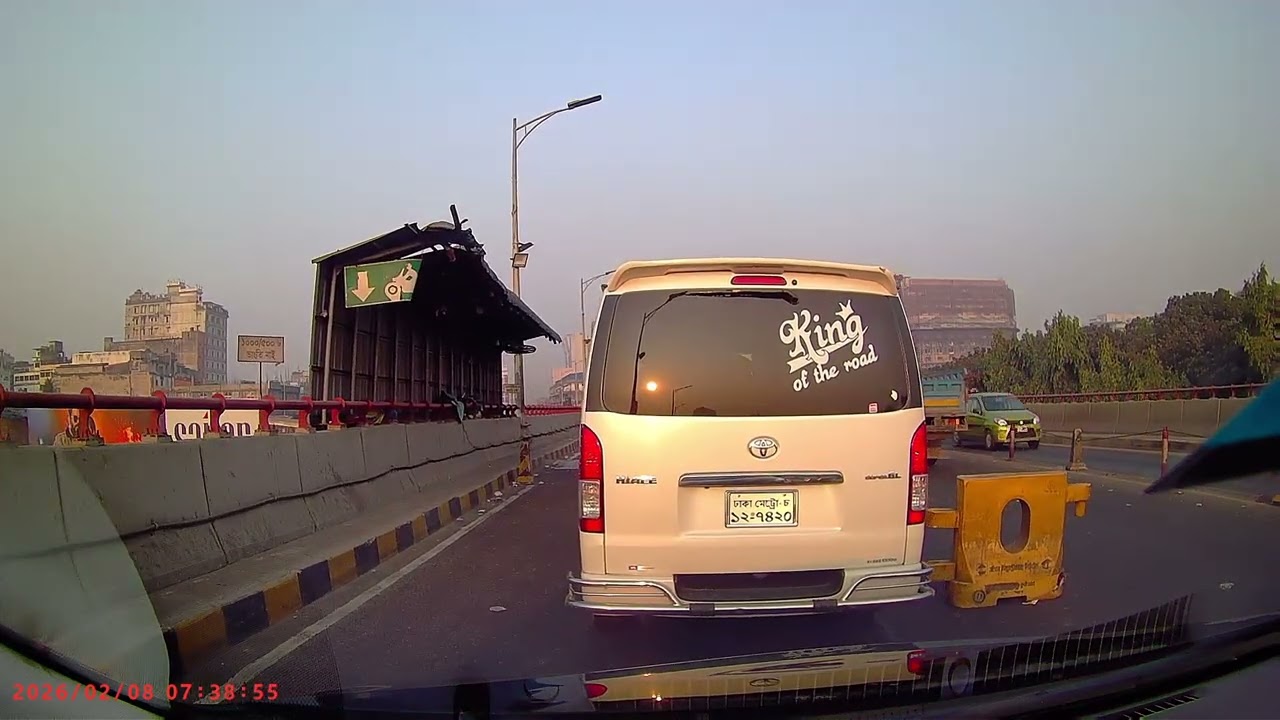 Early Morning Winter Drive to Nikunja 2 | Jurain to Dhaka Stock Exchange | Feb 08, 2026