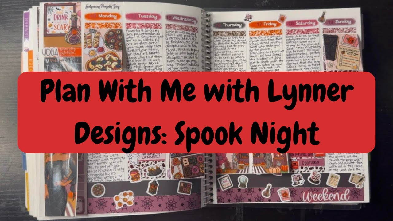 Plan With Me with Lynner Designs (Spook Night)