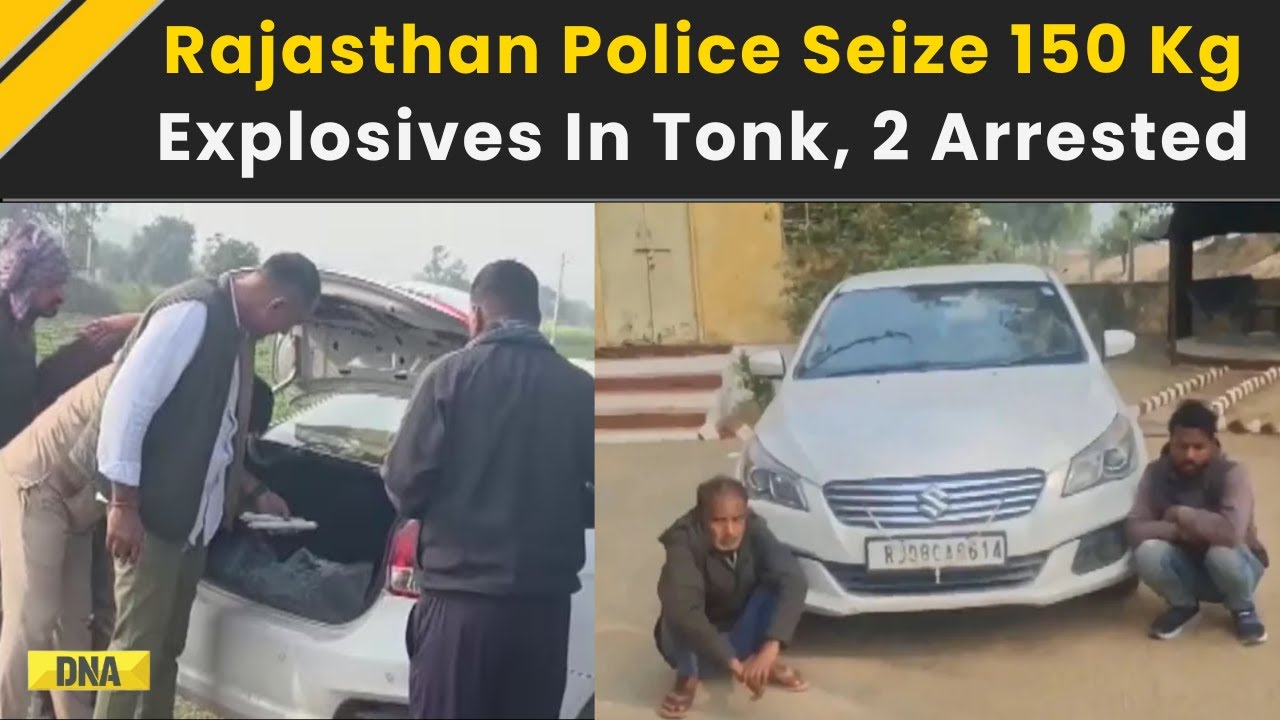 Rajasthan News: Major Security Alert In Rajasthan’s Tonk, 2 Held With Explosives | Tonk News