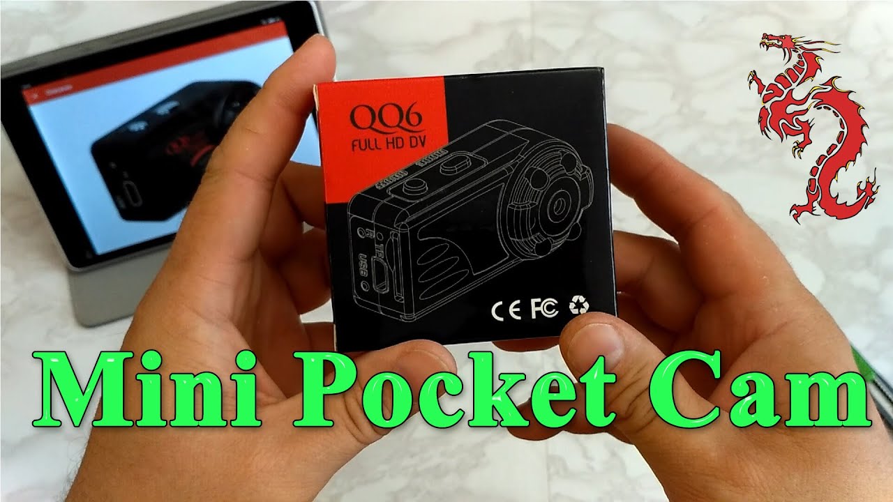 QQ6 Mini Pocket Cam// Карманная FHD камера