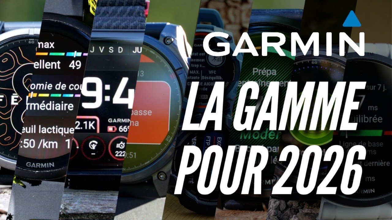 Garmin: les montres, les sorties prévues et les défis pour 2026