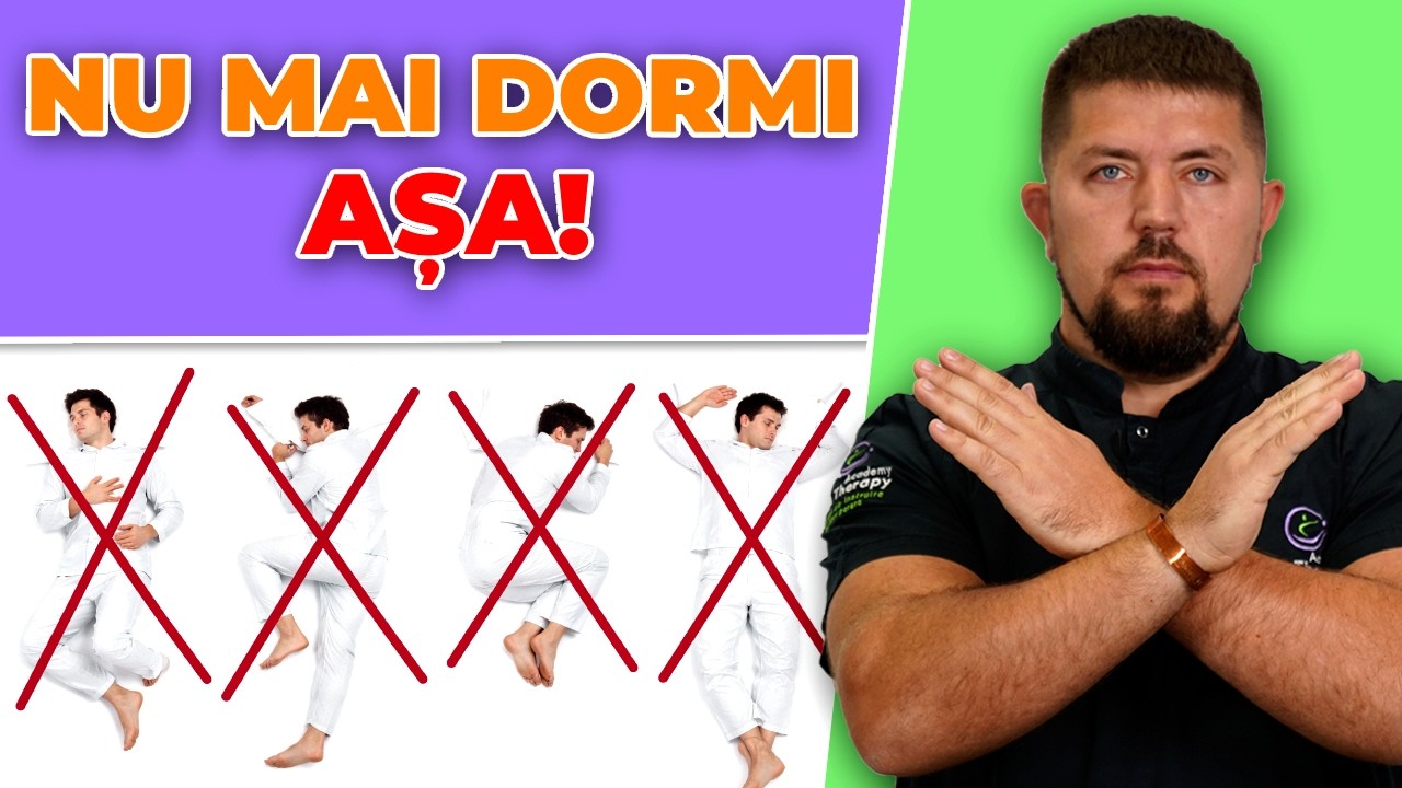 Aceste poziții de somn îți afectează grav sănătatea! Cum să dormi corect ca să nu te doară spatele?