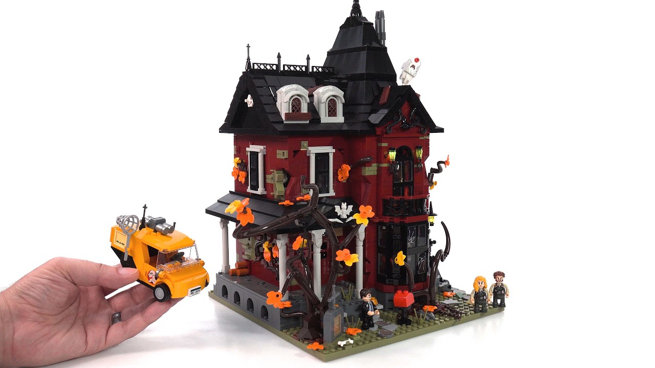 Обзор Lumibricks Midnight Haunted Mansion! 2607 деталей, большой и прочный, 32x32 дюйма #NotSpons...