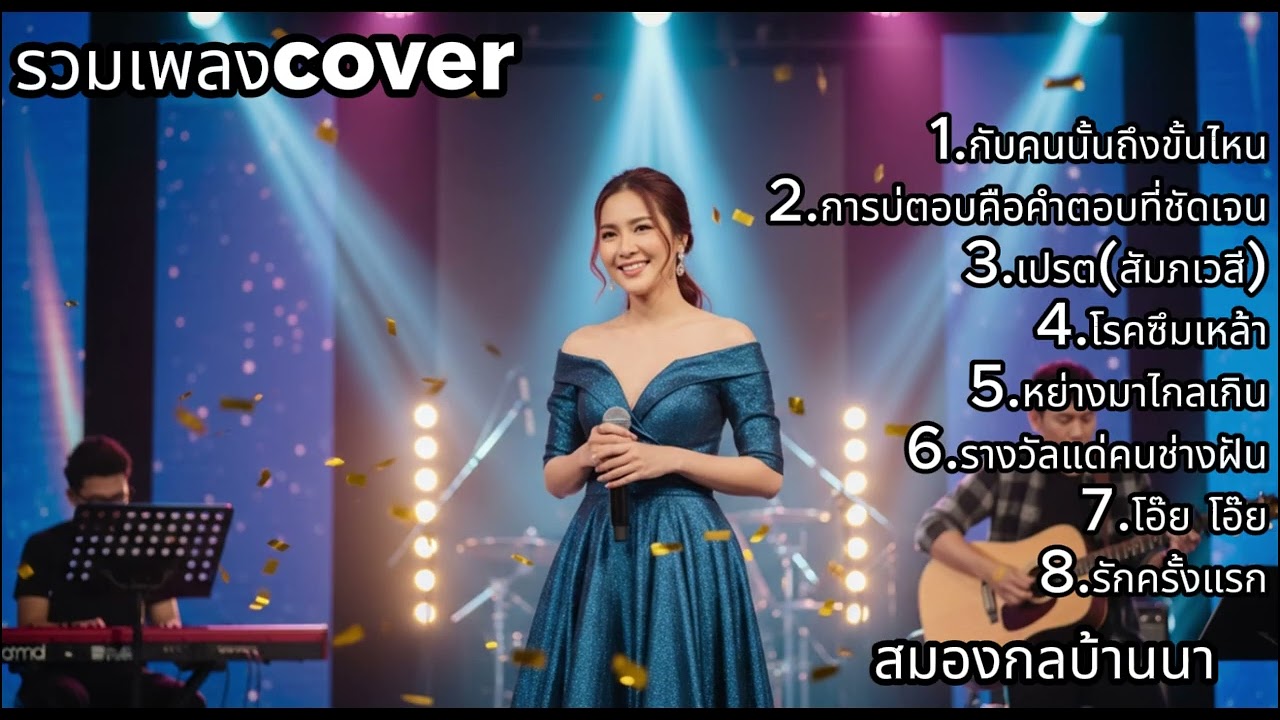 รวมเพลง Cover ฮิต ฟังยาวๆ บนเวทีสด | สมองกลบ้านนา