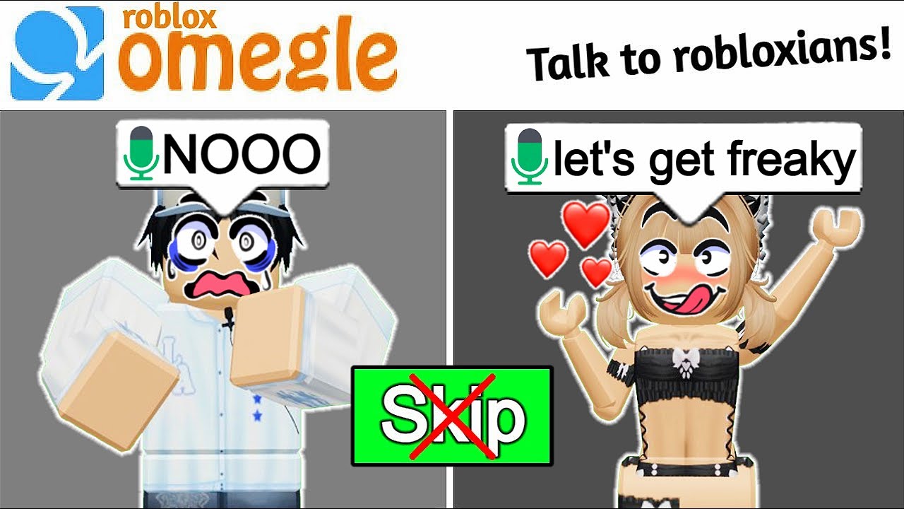 ГОЛОСОВОЙ ЧАТ в Roblox Omegle... Но я не могу ПРОПУСТИТЬ НИКОГО 13