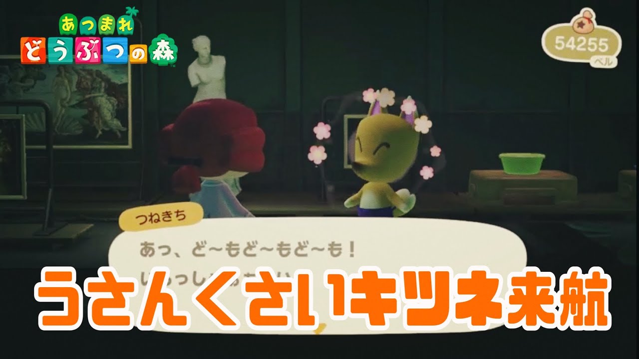 【ゲーム実況】うさんくさいキツネ来航。【あつまれどうぶつの森】