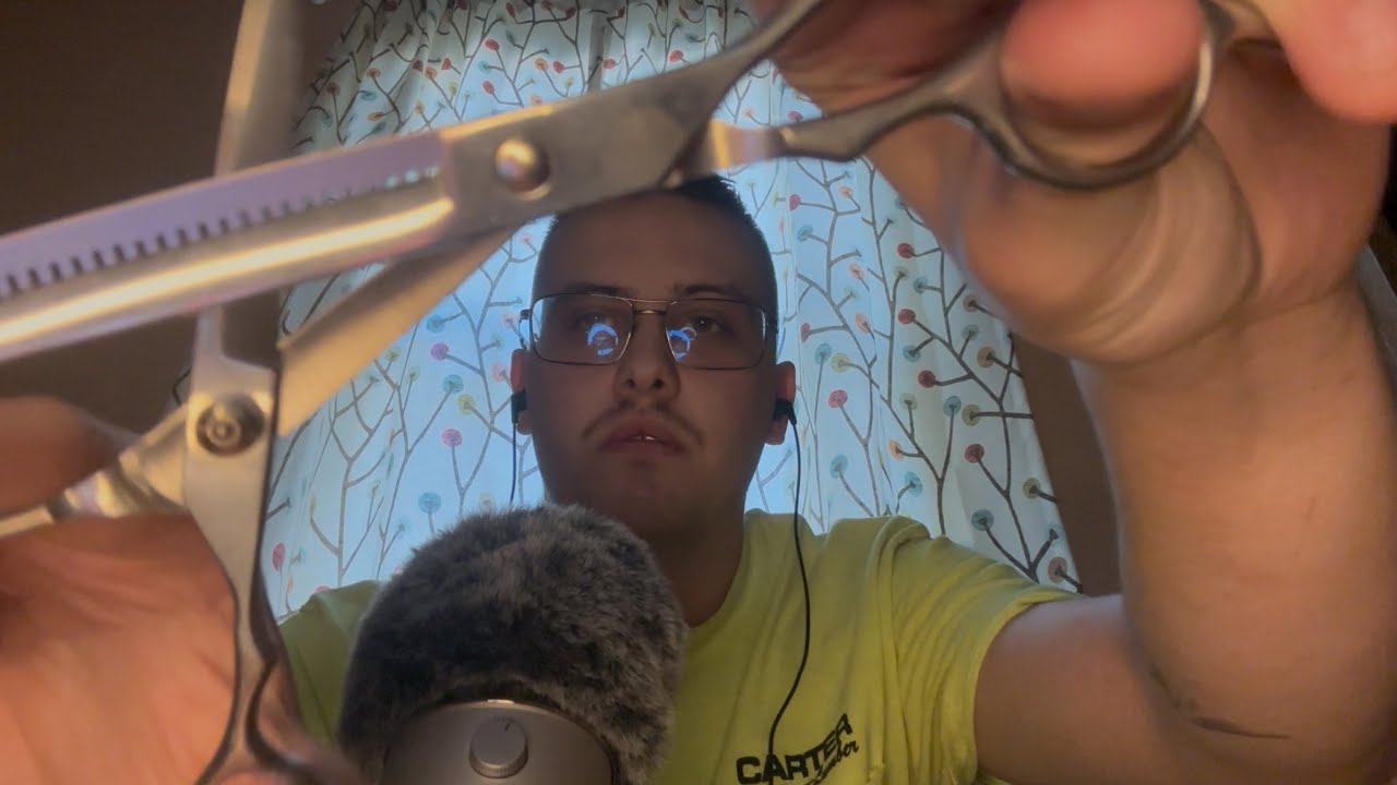 ASMR Friendly hairstylist gives you a haircut!!