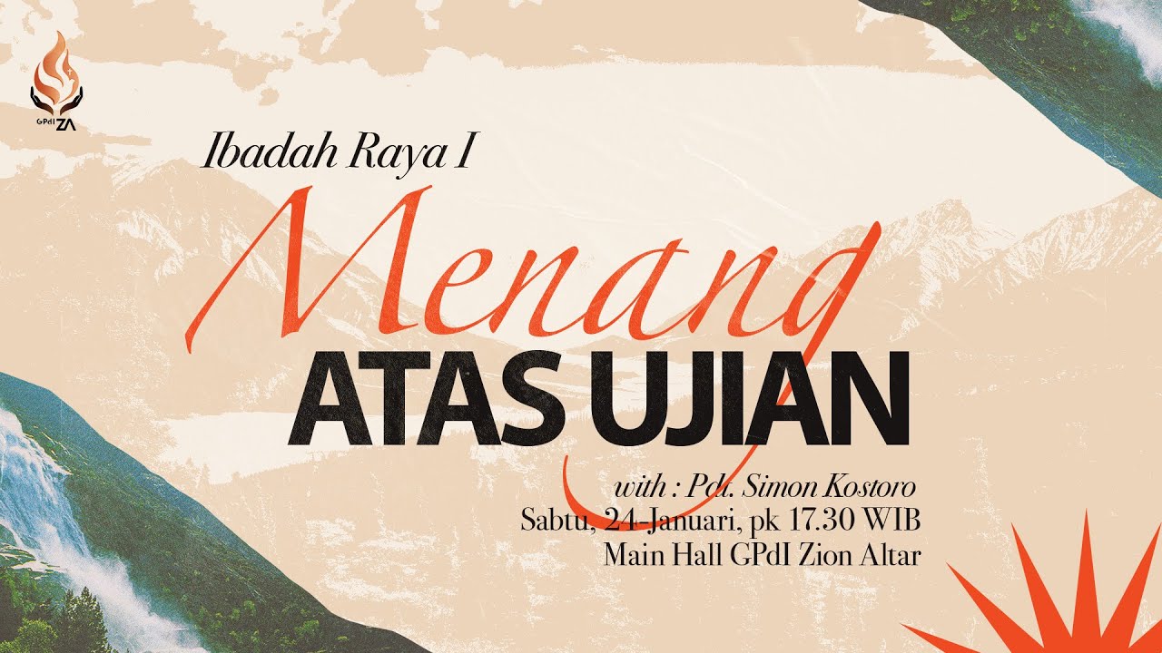 Ibadah Raya I Sabtu 24 Januari 2026 - 