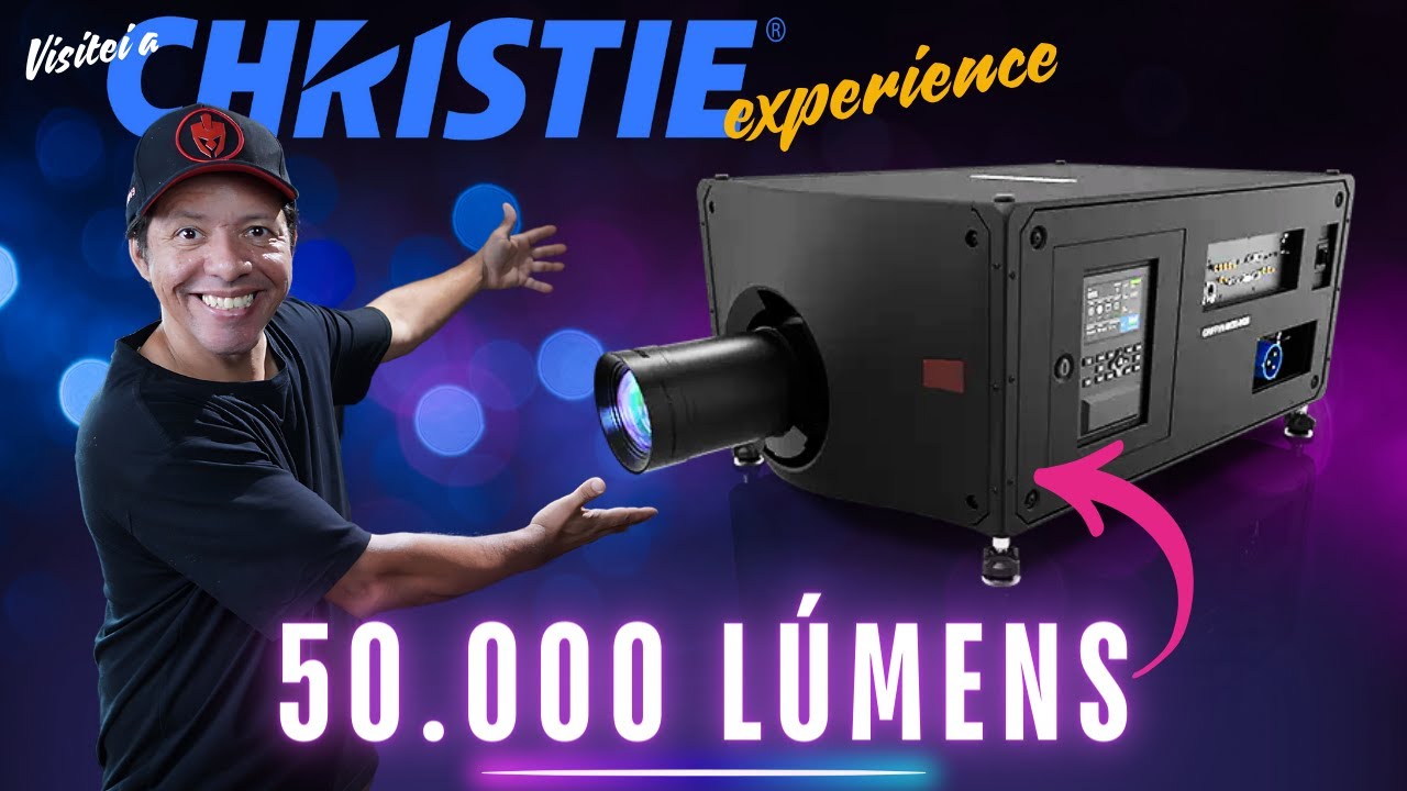 INCRIVEL! CONHECI UM PROJETOR DE 50 MIL LUMENS e OUTRAS MARAVILHAS!