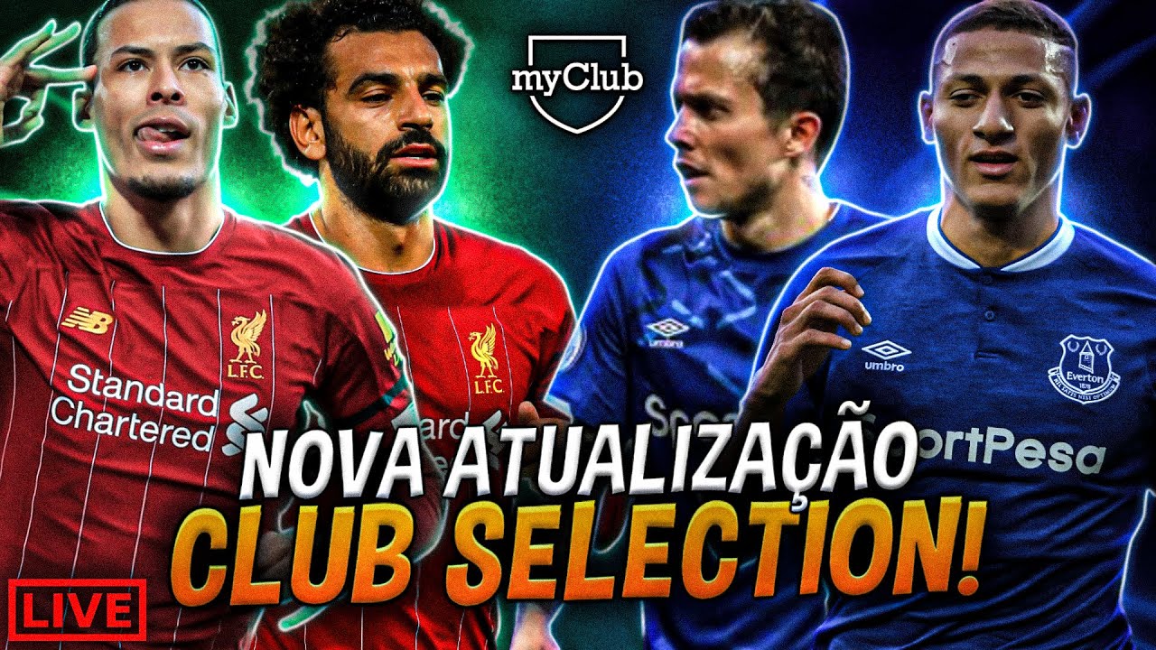NOVA ATUALIZAÇÃO / PACK OPEN CLUB SELECTIONS LIVERPOOL E EVERTON PES 2020