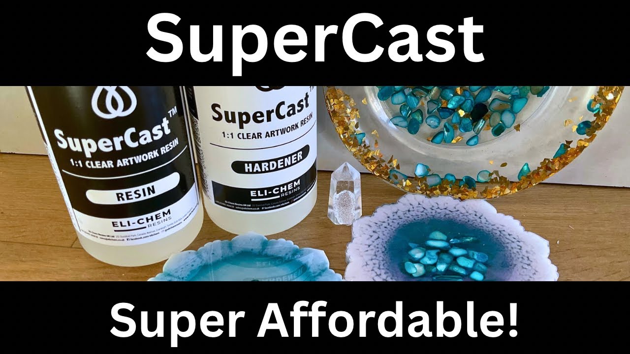Trying SuperCast Epoxy Resin - SUPER Affordable NEW Resin from Eli-Chem Resins 🫰💷