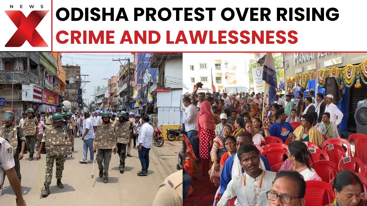 Odisha Protests: Massive Protest Erupts In Odisha Over Rising Crime And Lawlessness | NewsX