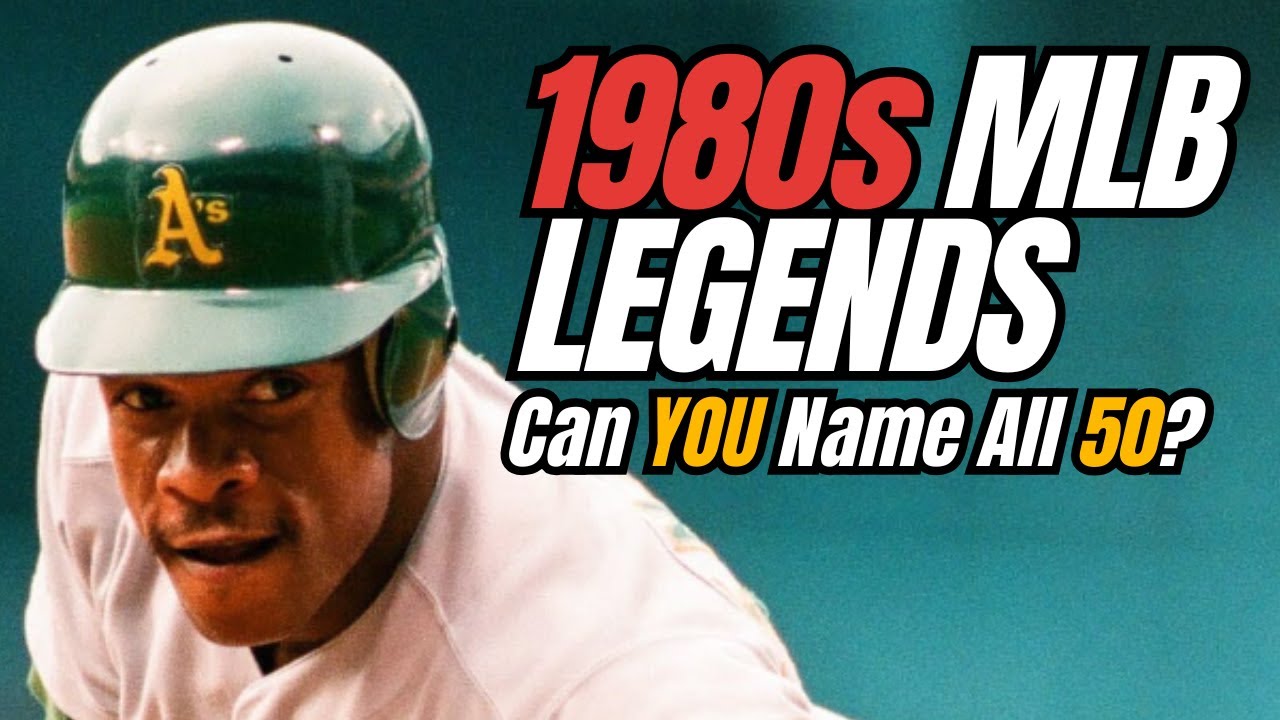 Can You Name All 50 MLB Legends of the 1980s? ⚾ | 80s Baseball Trivia & MLB Quiz