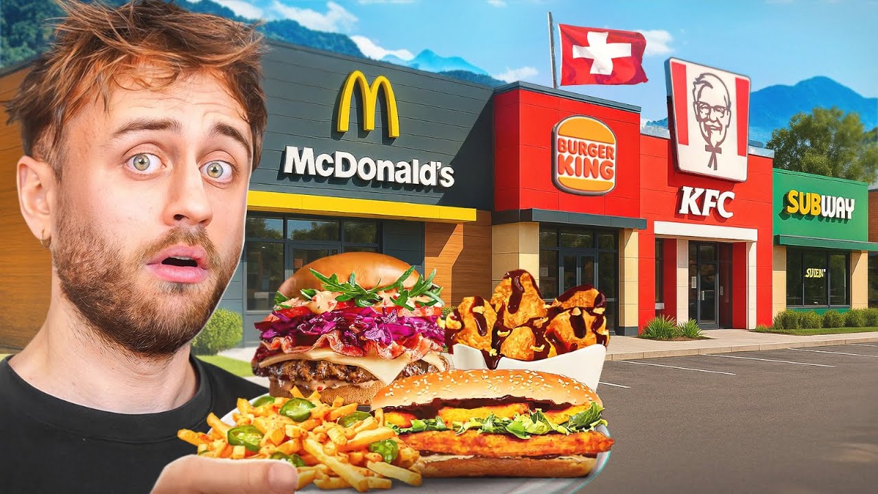 Je teste TOUS les FAST FOOD en SUISSE 😳 (c'est cherrrr)