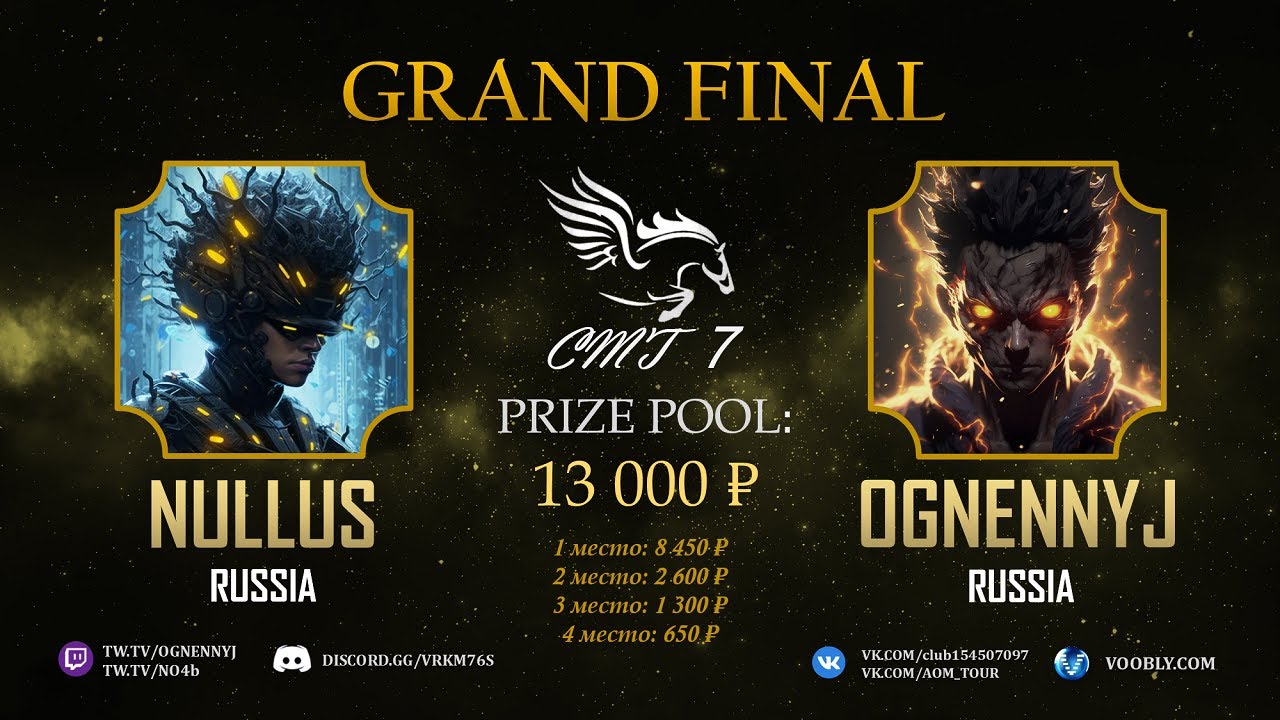 Nullus vs OGNENNYJ | GRAND FINAL CMT 7 🏆 (Комментируют: No4b и AHY6UT) - Age of Mythology
