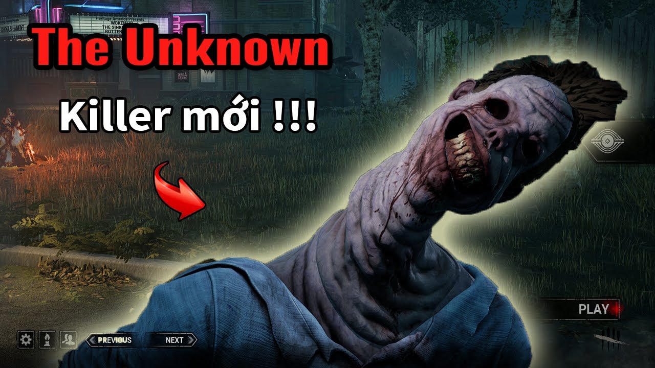 Mình chơi test thử Killer mới trong Dead by Daylight (The Unknown)