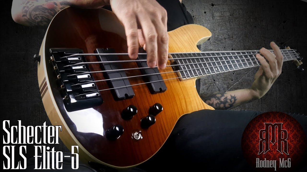Демонстрация/обзор бас-гитары Schecter SLS Elite-5