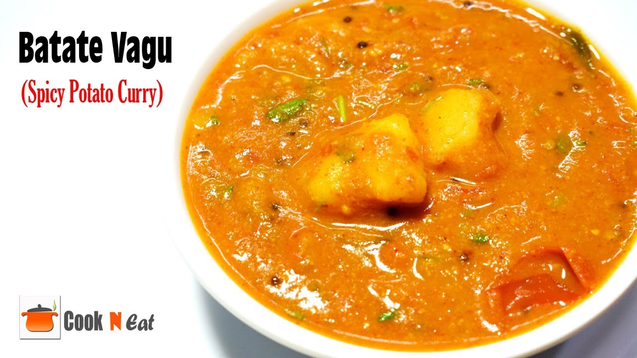 Batate Vagu | Spicy Potato Curry | Spicy Aloo Curry | Konkani Reicpe | Cook N Eat