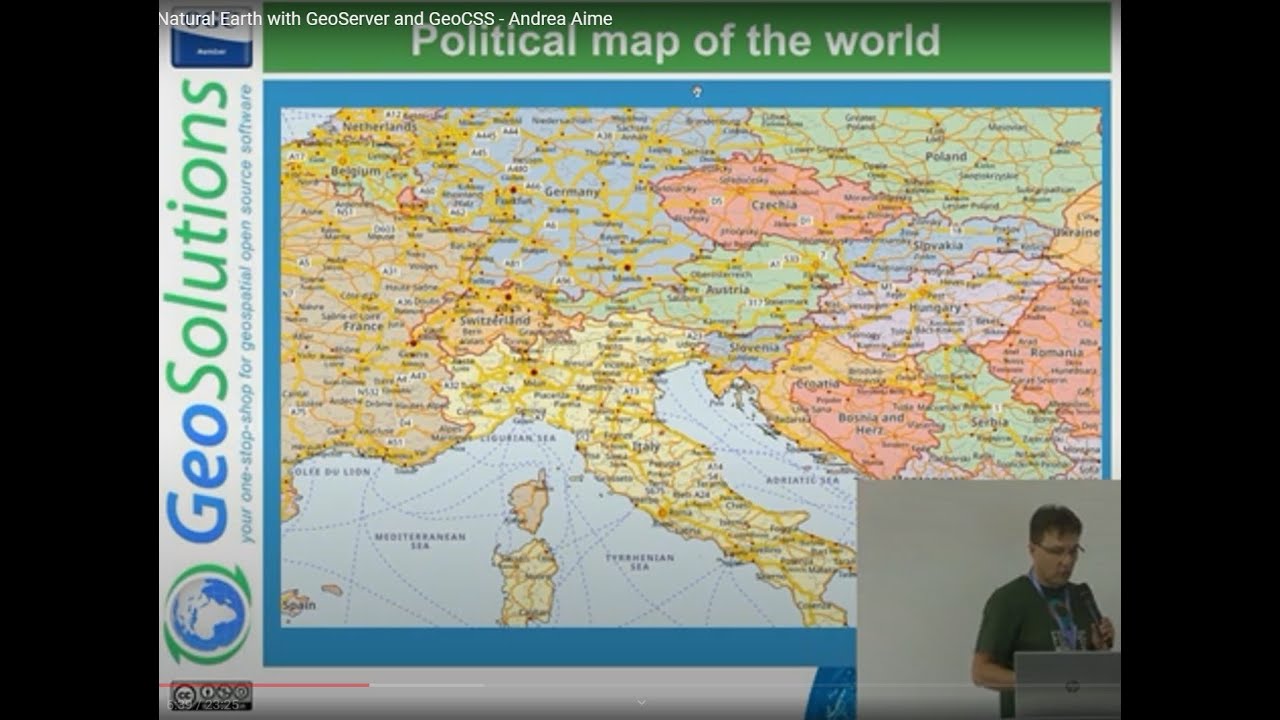 Styling Natural Earth with GeoServer and GeoCSS  - FOSS4G 2023