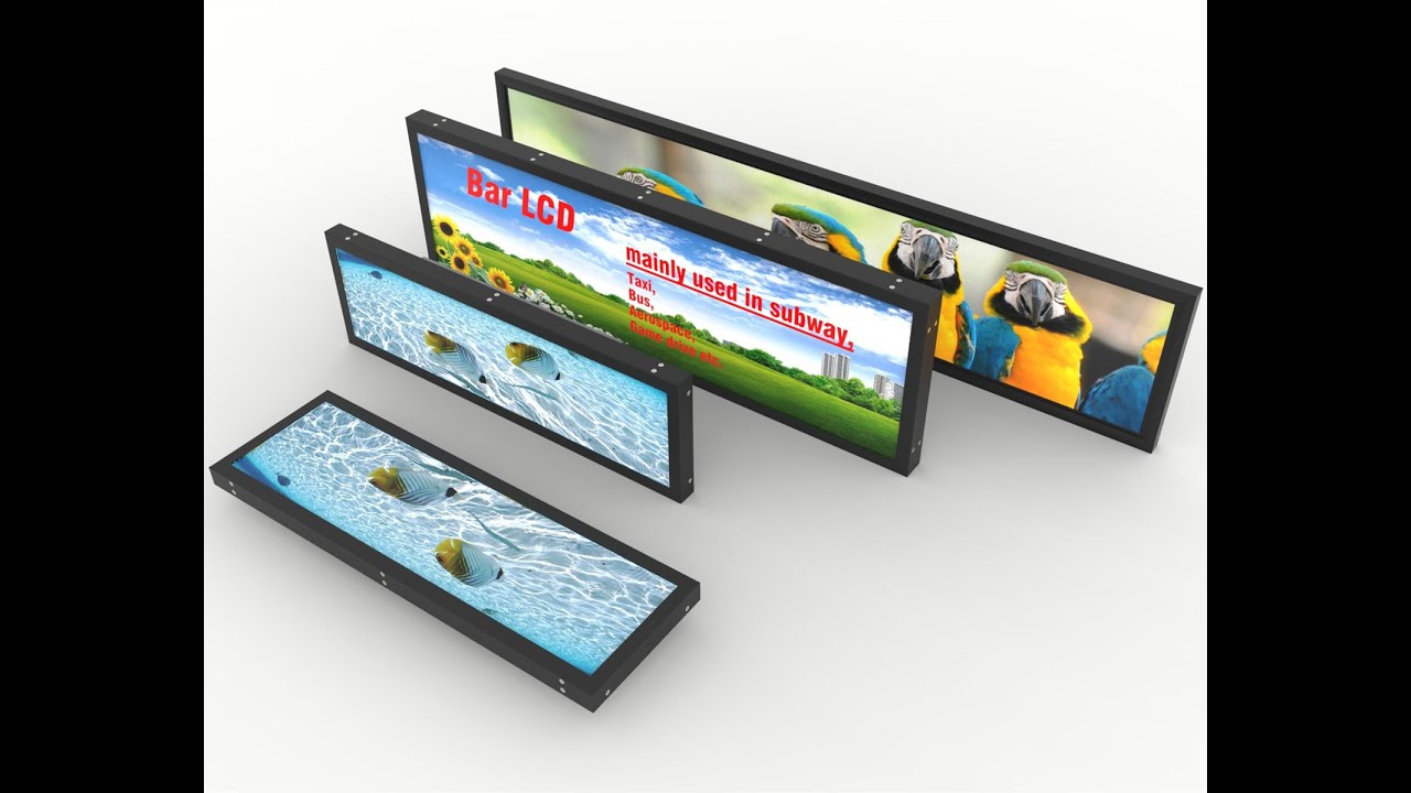 yoda stretched bar  lcd  display