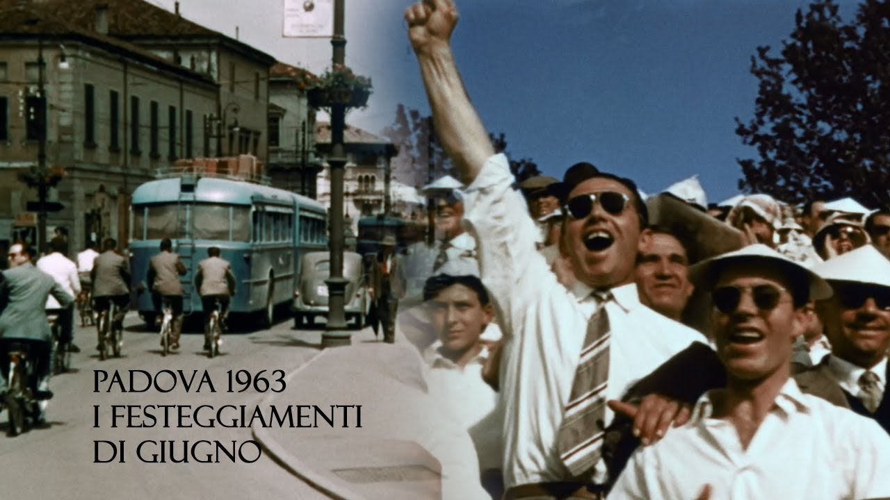 Padova 1963 - I festeggiamenti di giugno in onore di Sant'Antonio - filmato storico
