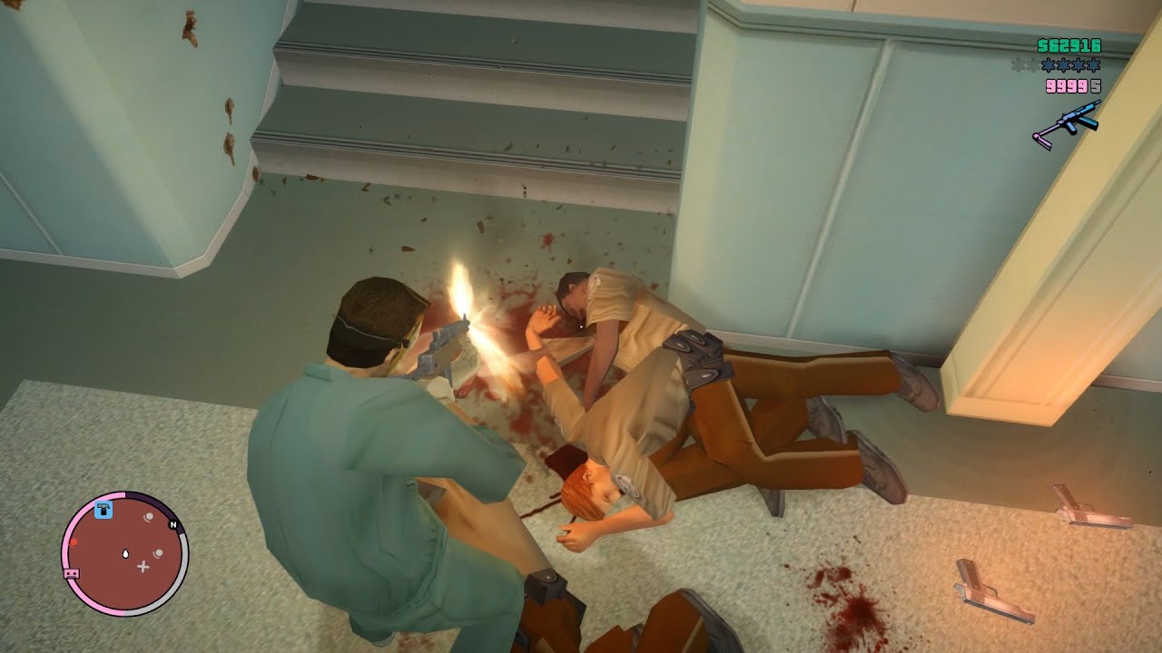 GTA Vice City Nextgen Edition - 6 Star Police Station Rampage + Escape