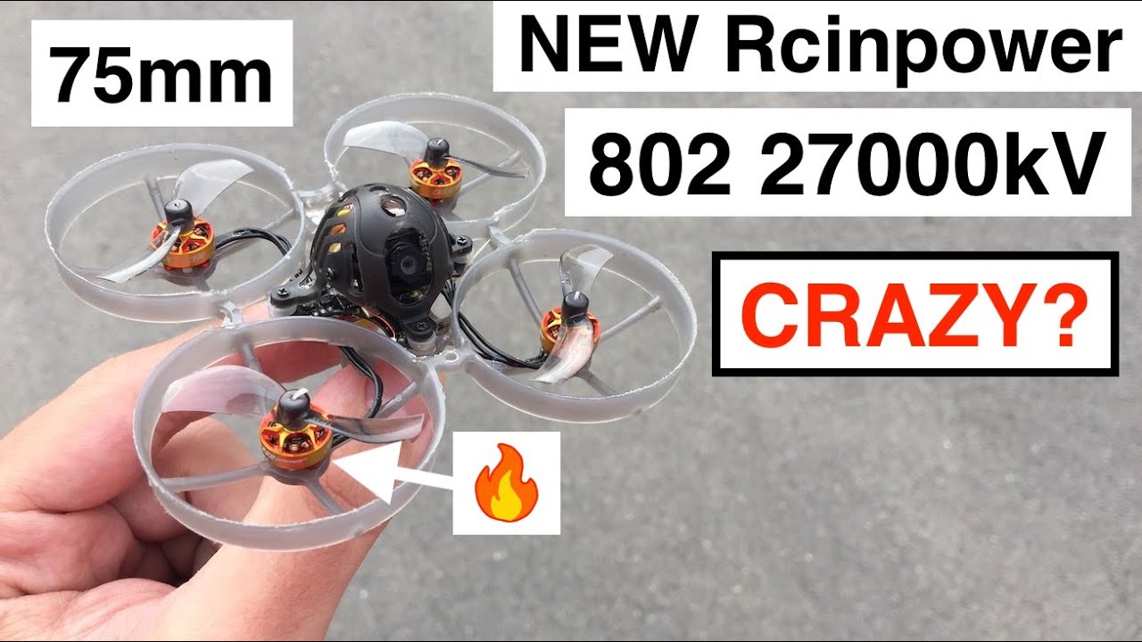 PART 1 | NEW Rcinpower GTS V3 802 27000kV Motors | Comparison on Indoor Racetrack with other Whoops