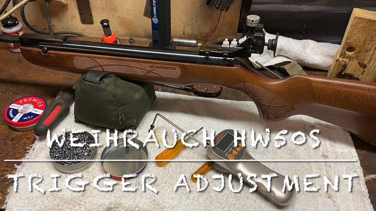 Заводская регулировка спускового крючка Weihrauch HW50S. Насколько лёгким будет ход?