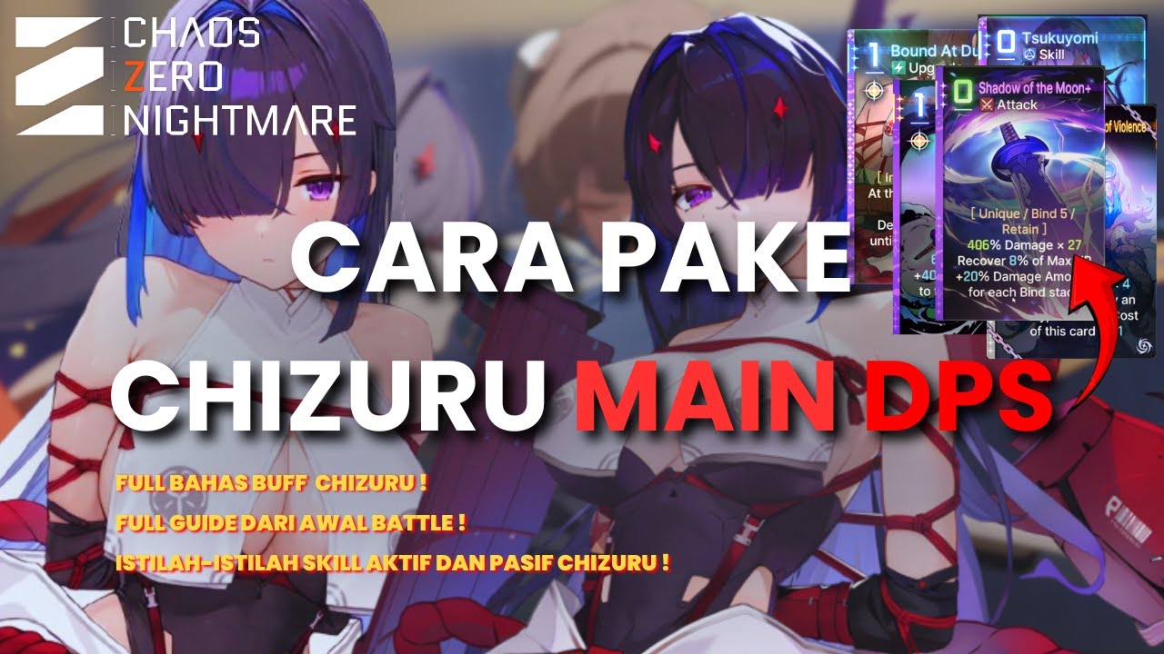 CARA PAKE DAN MAIN CHIZURU 
