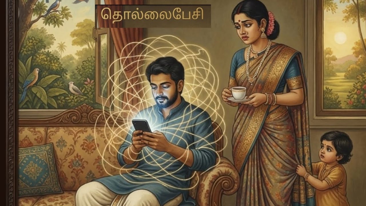 புதுவை கீதா இளங்கோவின் தொல்லைப்பேசி  சிறுகதை| Motivational Story in Tamil | Awareness Story in Tami