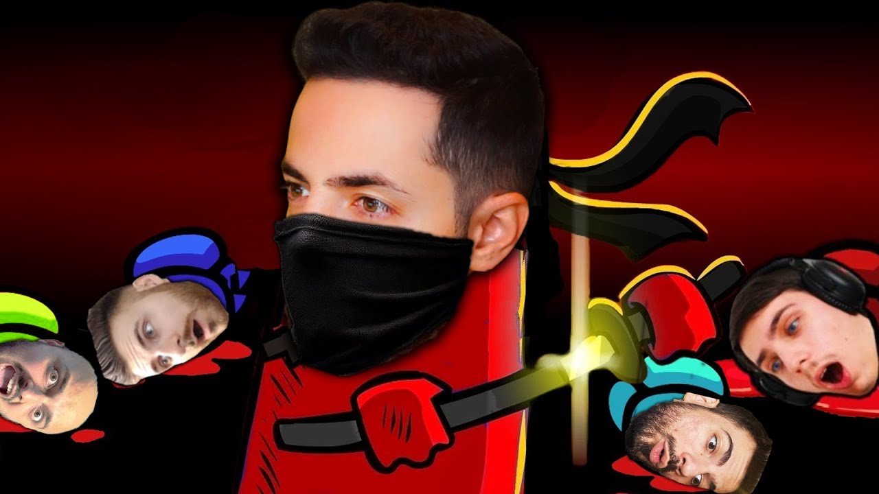Vanatoare Epica pe Among Us: Ninja vs YouTuberi! + Scandal