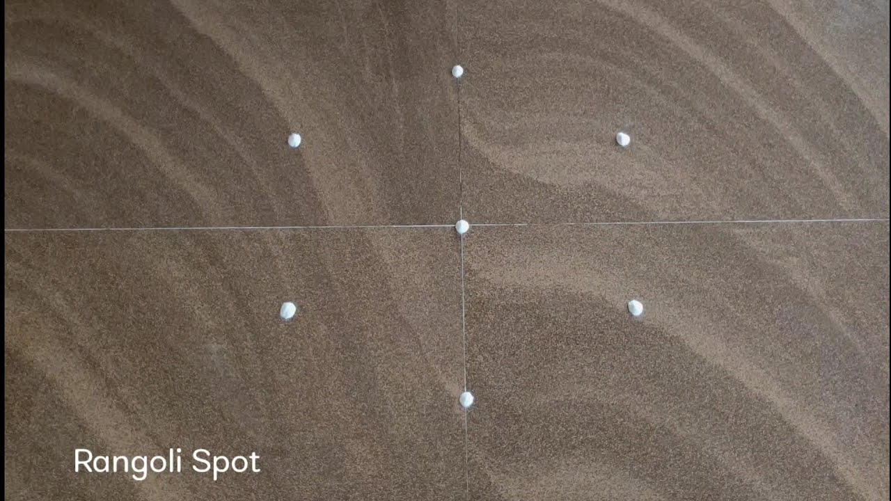 Unique Design Rangoli for Beginners  ||  Rangoli Spot
