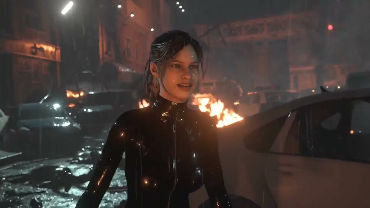 Resident Evil - Claire Full Latex Catsuit🖤