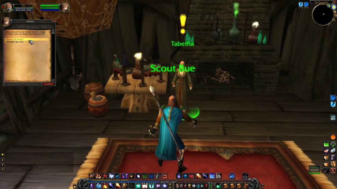 Items of Power WoW Classic Mage Quest