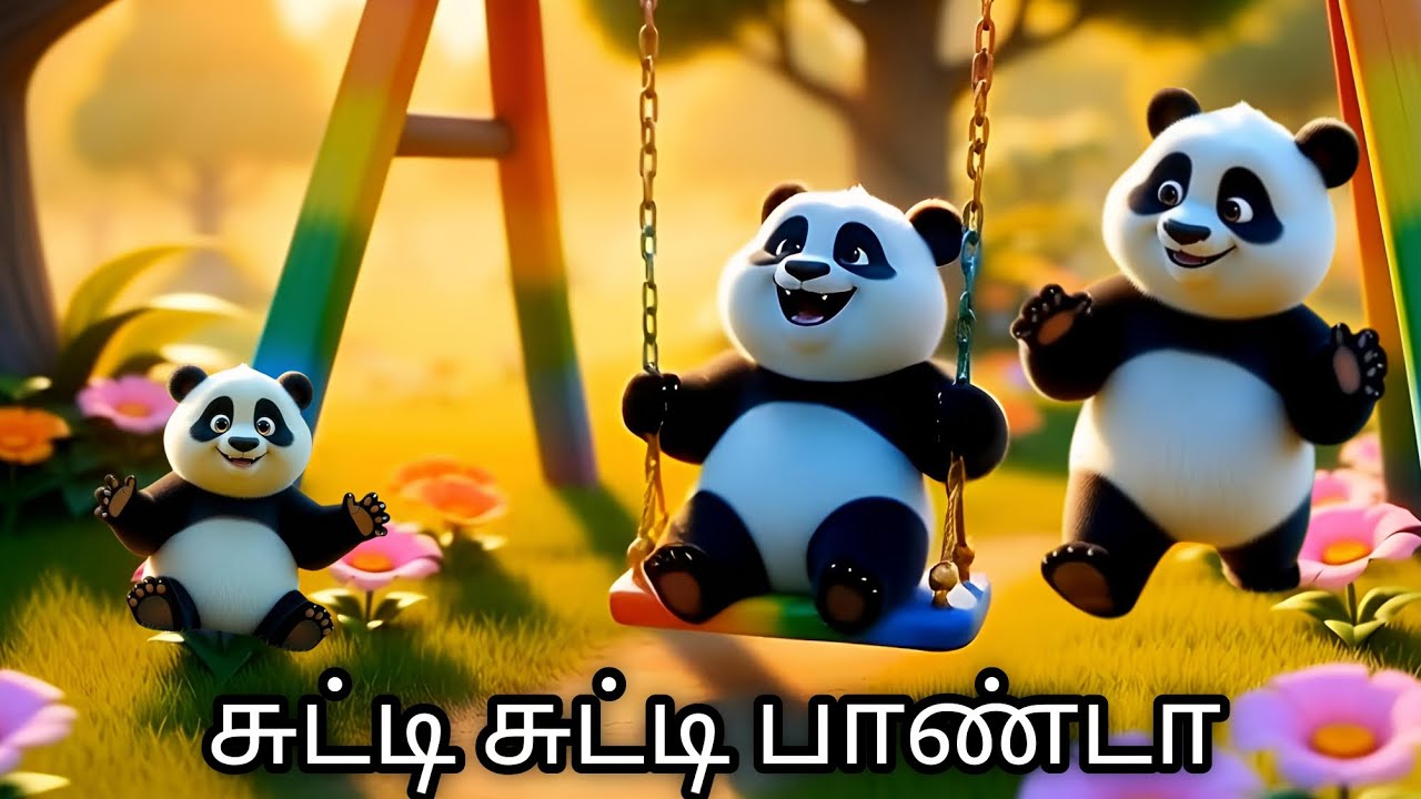 சுட்டி சுட்டி பாண்டா பாடல் - Chutti Chutti Panda Song | Rhymes song for children | Mr Baby Series 