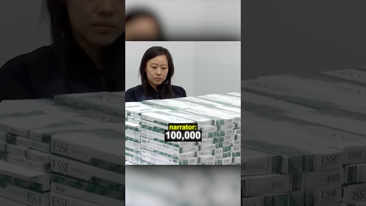 Woman Caught Smuggling 100,000 Cigarettes at Airport🤯
