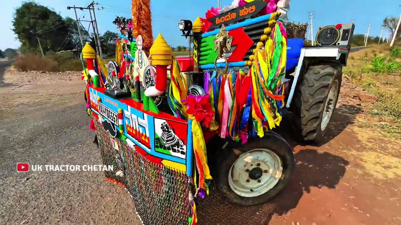 ಹೇರ್ ಕಟ್ಟ್ 💕ಬಾರಿ ಹೋಡಿಶ್ಯಾಳೋ🥰 Swaraj Tractor modification and decorations videos 
